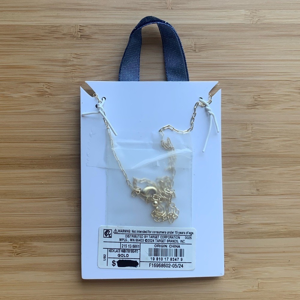 Beloved + Inspired 14K Gold Dipped Mother of Pearl Zodiac Pendant Necklace - NWT - Picture 6 of 6